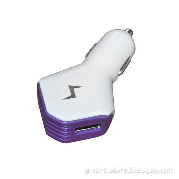 Mobile car charger, dual USB